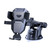 D25+105+K5 Auto Locking Car Phone Clip Telescopic Suction Cup Dashboard Phone Mount Holder(Black)