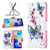 For Xiaomi Redmi Note 12S 4G / Note 11 Colored Drawing Pattern Leather Phone Case(Flowers Butterfly)