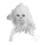Halloween LED White Yarn Skull Ghost Festival Horror Atmosphere Decorative Lights, Style: 5m 20 Lights (Colorful)