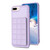 For iPhone 8 Plus / 7 Plus Grid Card Slot Holder Phone Case(Light Purple)