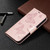 For Samsung Galaxy S23 FE 5G Embossing Two Butterflies Pattern Leather Phone Case(Rose Gold)