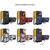 For Xiaomi Poco X4 Pro 5G CD Texture Sliding Camshield Magnetic Holder Phone Case(Red)