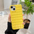 For iPhone 12 Pro Max Tile Pattern TPU Phone Case(Yellow)