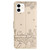 For iPhone 12 mini Cat Embossing Pattern Leather Phone Case with Lanyard(Beige)