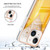For iPhone 15 Electroplating Marble Dual-side IMD Phone Case(Draft Beer)