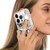 For iPhone 14 Pro Electroplating Dual-side IMD Phone Case with Ring Holder(Totem Elephant)