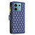 For Xiaomi Redmi Note 13 Pro Diamond Lattice Zipper Wallet Leather Flip Phone Case(Blue)