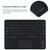 TG109BC Detachable Bluetooth Black Keyboard + Microfiber Leather Tablet Case for iPad Air 2020, with Touch Pad & Pen Slot & Holder (Black)