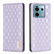 For Xiaomi Redmi Note 13 Pro Diamond Lattice Magnetic Leather Flip Phone Case(Purple)