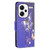 For Xiaomi Redmi Note 13 Pro+ Colored Drawing Pattern Leather Phone Case(Purple Butterfly)