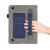 For Nokia T21 10.4 2022 Litchi Texture Leather Sucker Tablet Case(Dark Blue)