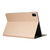 For Xiaomi Redmi Pad SE Voltage Elastic Texture Flip Tablet Leather Case(Gold)