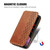 For OPPO Reno9 Pro+ Cubic Grid Pressed Magnetic Leather Phone Case(Brown)