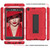 For Samsung Galaxy Tab A 8.0 (2019) / T290 Contrast Color Robot Shockproof Silicone + PC Protective Case with Holder(Red Black)