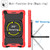 For Samsung Galaxy Tab A 8.0 (2019) T290 Contrast Color Shockproof Robot Silicone + PC Case with Wristband Holder(Red + Black)