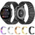 For Huawei Watch 3 / 3 Pro 22mm Three-beads Steel Watch Band(Black)