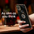 For OPPO A15 XINLI Straight 6D Plating Gold Edge TPU Shockproof Case with Ring Holder(Black)
