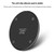 K8 30W K8 30W Aluminum Alloy Round Desktop Wireless Charger with 1m Type-C Fast Charging Cable(Black)
