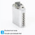 Fire Door Lock Cylinder Door Latch Fittings With Key, Model: Aluminum Core Non-Interlocking+3 Keys