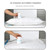 Car Air Pump Outdoor Mini Portable Swimming Ring Air Bed Air Pump(White)