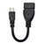 10cm USB 2.0 AF to Micro USB 5 Pin Male OTG Adapter Cable for Samsung / Nokia / LG / BlackBerry / HTC One X /Amazon Kindle / Sony Xperia etc.(Black)