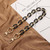 L204 Acrylic Handmade Chain Phone Lanyard with Gasket, Model:L204-2HS-60cm