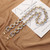 L201 Octagonal Buckle Resin Contrast Thick Chain Phone Lanyard with Spacer, Model:L201-JS-120cm