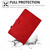 For Samsung Galaxy Tab A9+ Rhombus Embossed Leather Tablet Case(Red)