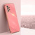 For Samsung Galaxy A52 5G XINLI Straight 6D Plating Gold Edge TPU Shockproof Case(Hawthorn Red)