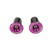 1pair MEROCA Mountain Bike Expansion Lock Bar Plug Road Bike Bicycle Bar Plug End Cover, Color: Purple