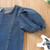 Girls Denim Puff Sleeve Top and Shorts Two-piece Suit (Color:Blue Size:90cm) Girls Denim Puff Sleeve Top and Shorts Two-piece Suit (Color:Blue Size:90cm)