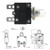 L2 Series 50V Car Overload Protector Manual Reset DC Circuit Breaker with Waterproof Cover, Current:15A