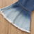 Girls Ruffled Camisole Denim Flared Pants Two-piece Suit (Color:Pink Size:100cm)