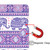 Colored Pattern Drawing Horizontal Flip PU Leather Case with Three-folding Holder for 7 inch Tablet PC(Totem elephants)