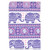 Colored Pattern Drawing Horizontal Flip PU Leather Case with Three-folding Holder for 10 inch Tablet PC(Totem elephants)