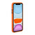 For iPhone 12 mini Card Slot Design Shockproof TPU Protective Case (Orange)