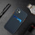 For iPhone 12 mini Card Slot Design Shockproof TPU Protective Case (Dark Blue)