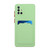 For Samsung Galaxy A71 5G Card Slot Design Shockproof TPU Protective Case(Green)