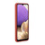 For Samsung Galaxy A32 5G Card Slot Design Shockproof TPU Protective Case(Plum Red)