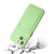 For iPhone 13 Card Slot Design Shockproof TPU Protective Case(Green)