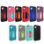 For iPhone XR Magnetic Holder Phone Case(Rose Red + Blue-green)