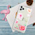 For iPhone 13 Pro Max Flower Pattern Space Phone Case (7)