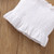 Girls One-shoulder Pleated Flared Sleeve Shorts Three-piece Suit (Color:White Size:110cm)