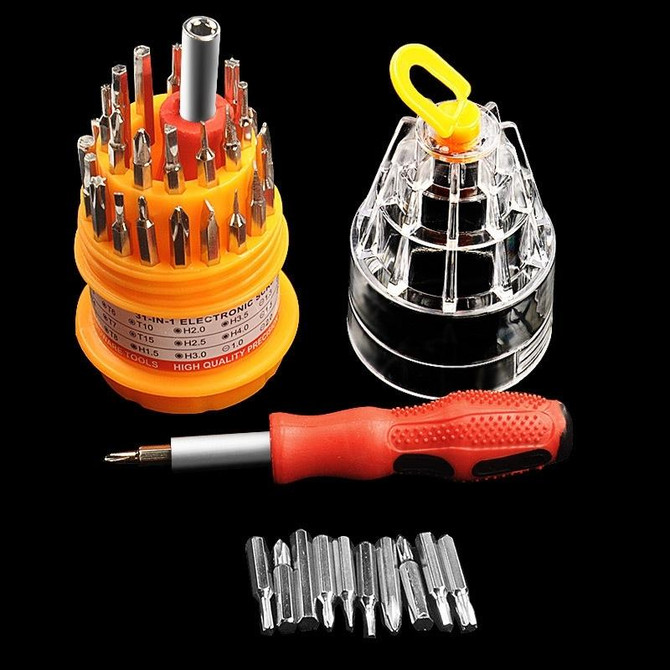 31 In 1 Small Screwdriver Cross Mobile Phone Repair Tool Pagoda Screwdriver Multifunctional Screwdriver Set, Specification: 31 PCS In 1 Small