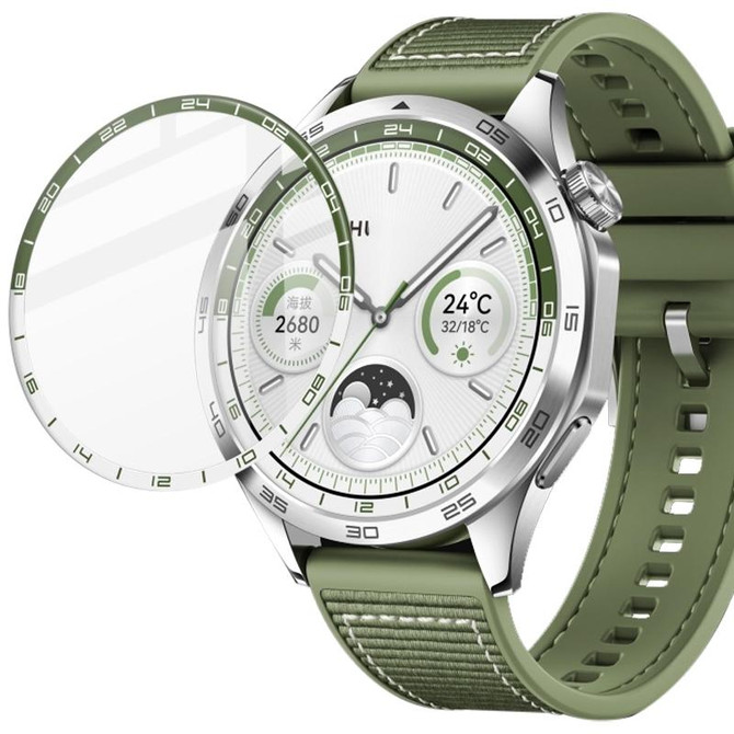 For Huawei Watch GT 4 46mm Spruce Green Edition IMAK Plexiglass HD Watch Protective Film