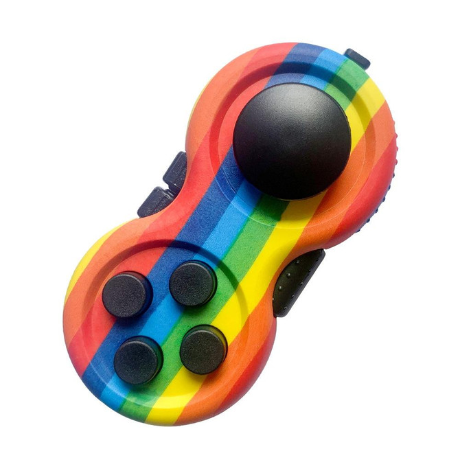 3 PCS Decompression Game Handle Decompression Toy, Colour: Rainbow Color