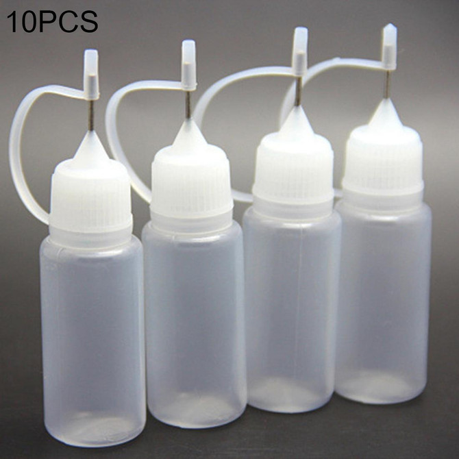 10 PCS PET Pinhole E-cigarette Oil Bottle Capacity: 5ml