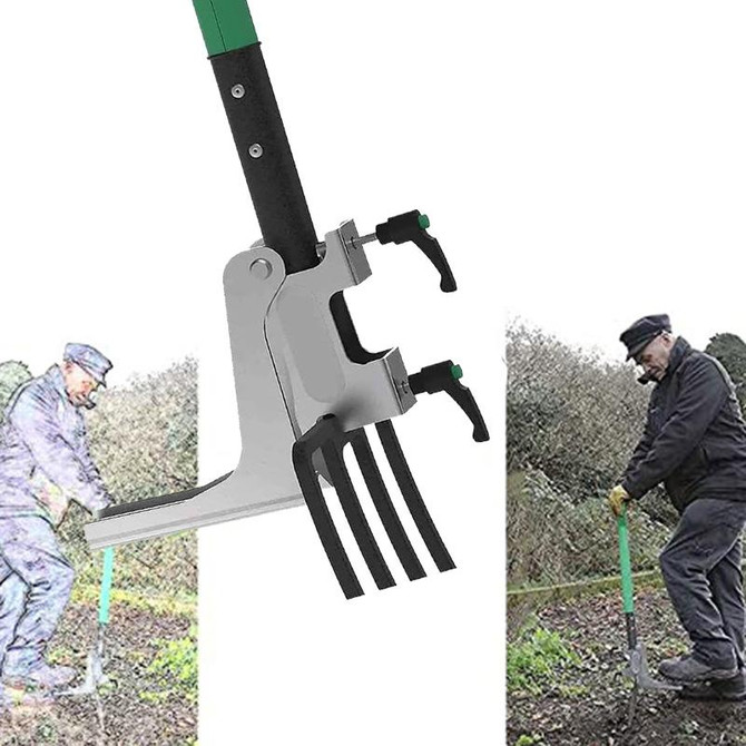 H018 Portable Outdoor Gardening Foot Weeding Aid(As Show)