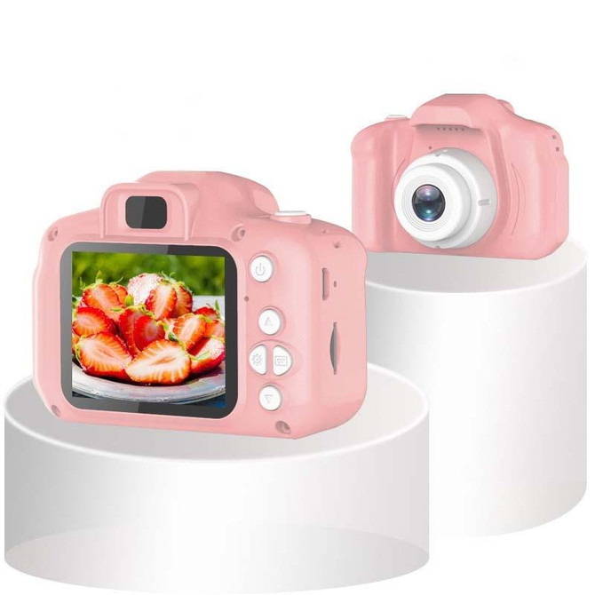 2.0 inch Screen 8.0MP HD Children Toy Portable Digital SLR Camera(Pink)
