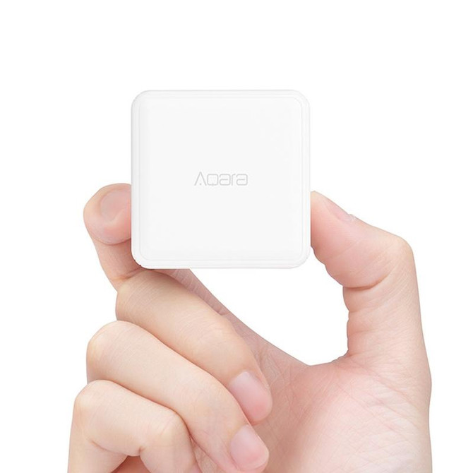 Original Xiaomi Youpin Aqara Magic Cube Controller Zigbee Version Six Actions Controlled, Need to Work with  (CA1001) Product(White)